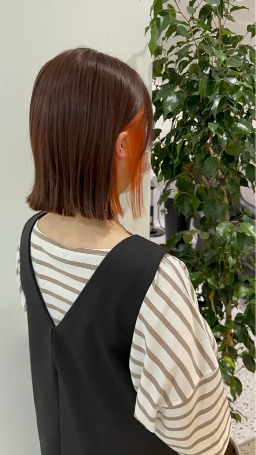 ワンカラー🧡 (トリートメント付き)