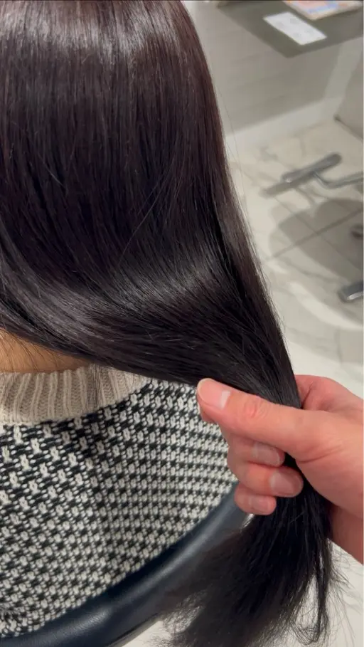 【桐山おすすめ𝐍𝐨. 𝟏髪質改善級？！】カット＆髪質に合わせたボリュームダウンストレート¥14520→¥12100