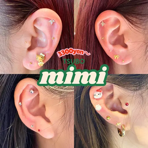 ＼今1番trend／✨💎耳ツボjewelry💎✨カウンセリング込み/シンプル10パーツコース【30min】