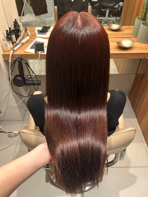 【限定メニュー】♥️髪質改善カラー➕シャンプー➕トリートメント🫧