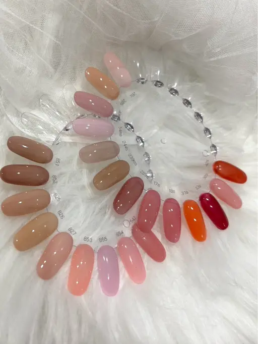 【オフ無料】11月限定☆ワンホンちゅるん系ワンカラーネイル20色以上 ¥3980→¥2980