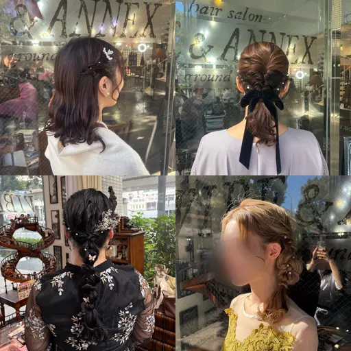 ◇ヘアセット◇ラメ＆パールピン付き
