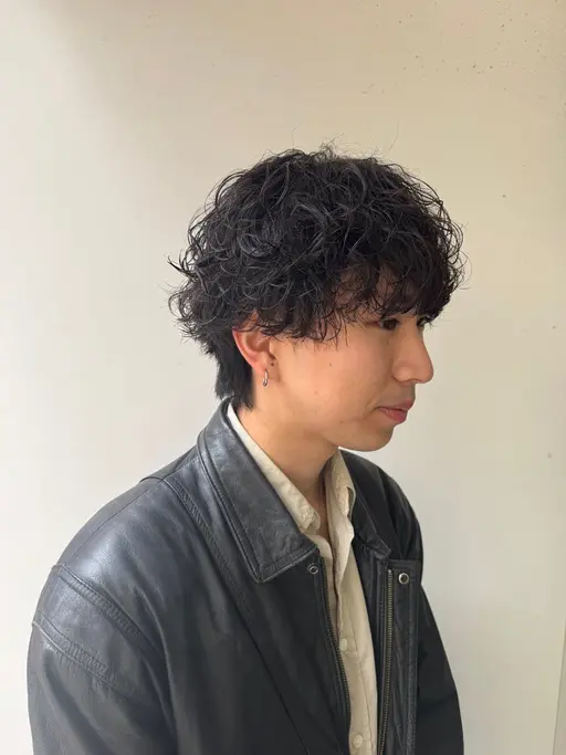 【新規限定】✂️カット✂️＋パーマ🌀🌀【メンズ限定】【ミニモ学割】