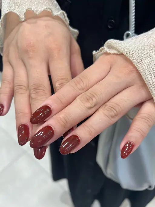 【パラジェル使用💅】ワンカラーネイル（オフなし）