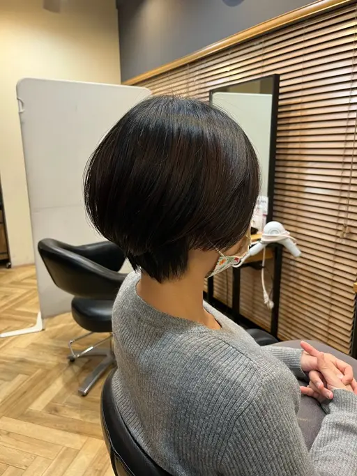 マッシュショートスタイル✂️カット➕スタイリング