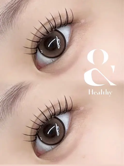 【🩶ミニモ限定🩶】《最新》Healthy（アンドヘルシー） フラットラッシュ 100本✕まつげパーマ