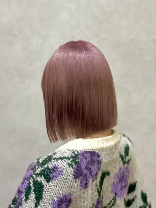 今話題✨️エフェクトブリーチ＆似合わせcut & 艶ｶﾗｰ &5stepﾄﾘｰﾄﾒﾝﾄ 🫧 ※基本ロング料金無