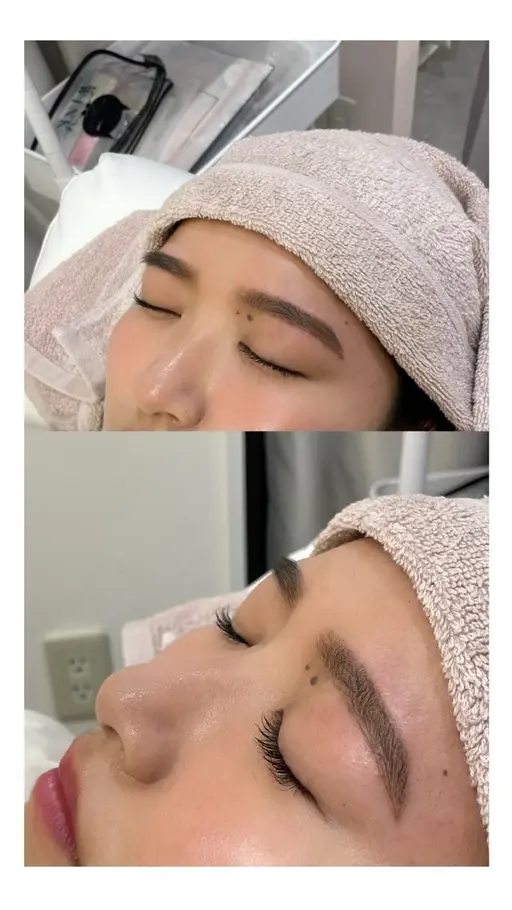 アイブロウwax （型、シートタイプ）　　3-4週間自己処理お控えください。