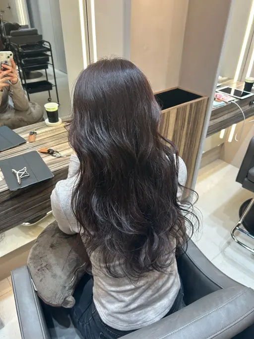 【パーマ】韓国コテ巻き風🇰🇷🎀デジタルパーマ + カット