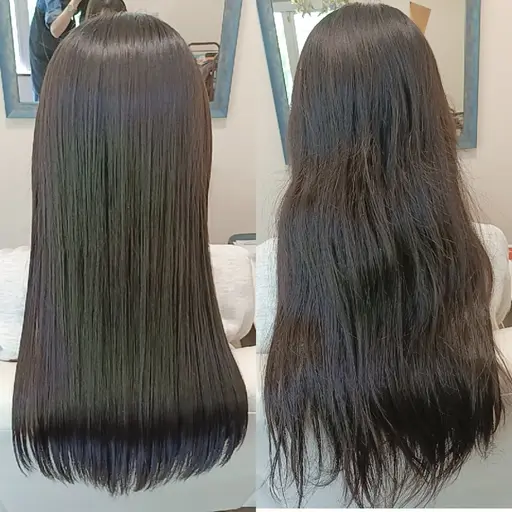 【minimoセール🖤】美髪縮毛矯正＋Cureトリートメント＋カット（肩下の長さ）