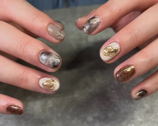 ハンドオフ込みジェルアートやり放題コース