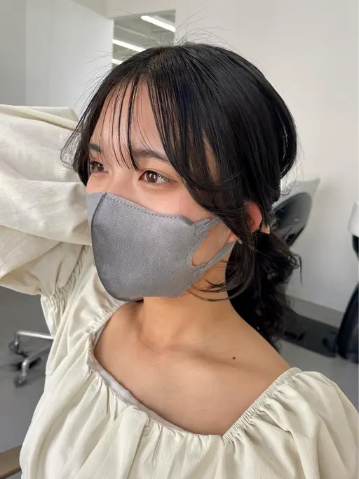 【✨初メニュー✨】カラー後の過ごし方に合わせて染める黒染め+似合わせ顔まわりカット