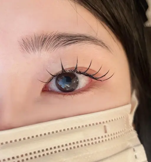 【⚠️レッスンモデル】フラットラッシュ80本