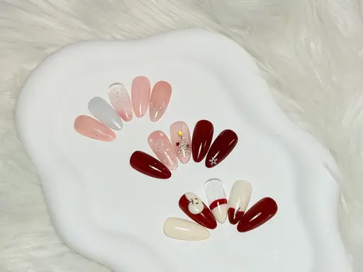 【研修モデル】クリスマス定額デザイン🎄 ソフトジェルオフ➕550円