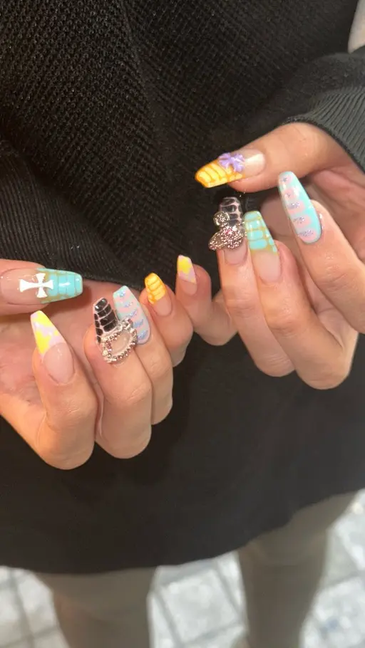 【hand】限定★長さ出し+フルアート(オフ込み)