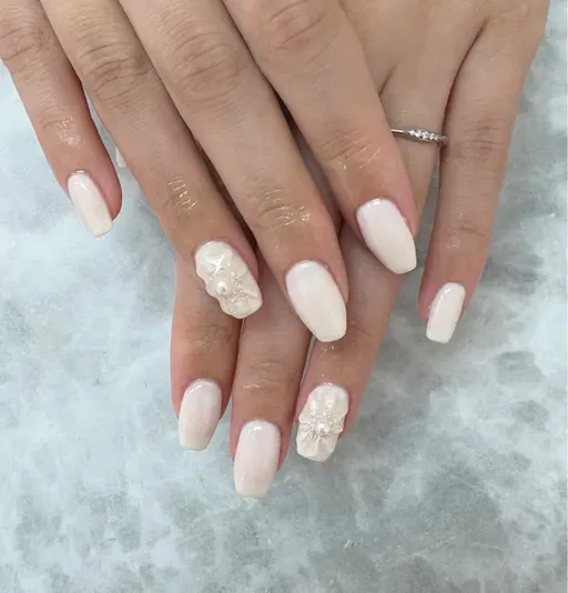 【10/3限定】（オフなし）ハンド💅🏻《ワンポイントアートコース🎀》パラジェル変更+¥1,100✨／横浜関内