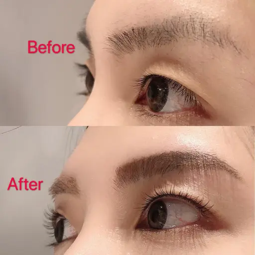 テンプレート付🎁美眉WAX脱毛/カウンセリング→デザイニング→WAX→クーリング→ツィザーカット処理→アイブロウメイク
