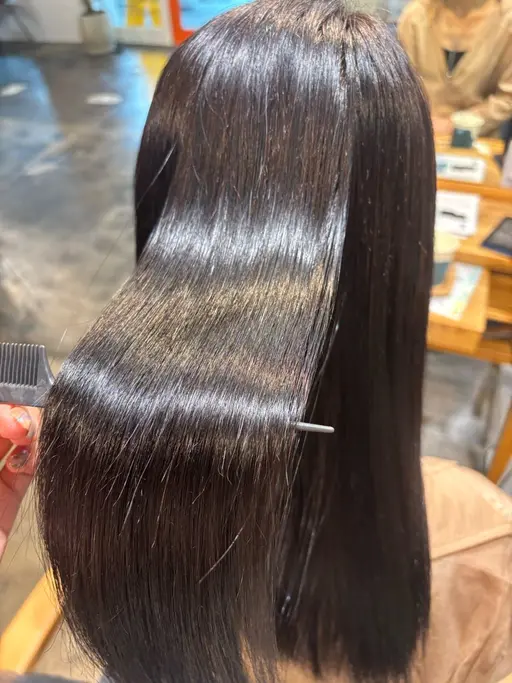 12/8 17時半〜限定 髪質改善ストレート&カラー