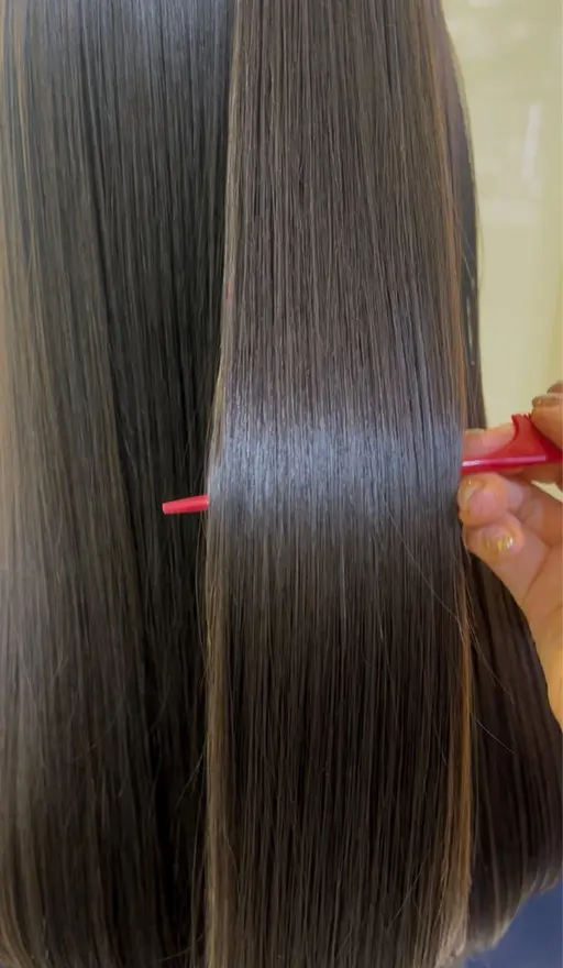 新メニュー【艶髪hair】カット＋艶カラー+艶質改善トリートメント(＋¥2200)