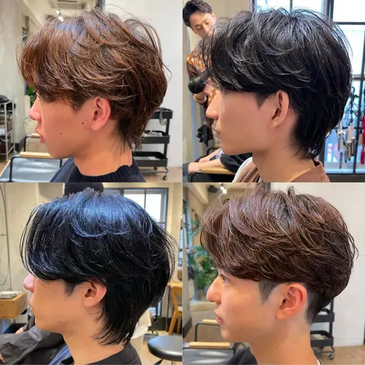 ☝️当日予約☝️🚨美容室お困りの方是非🚨　🌸ミニモ学割🌸　骨格矯正カット+メンズパーマ+トリートメント