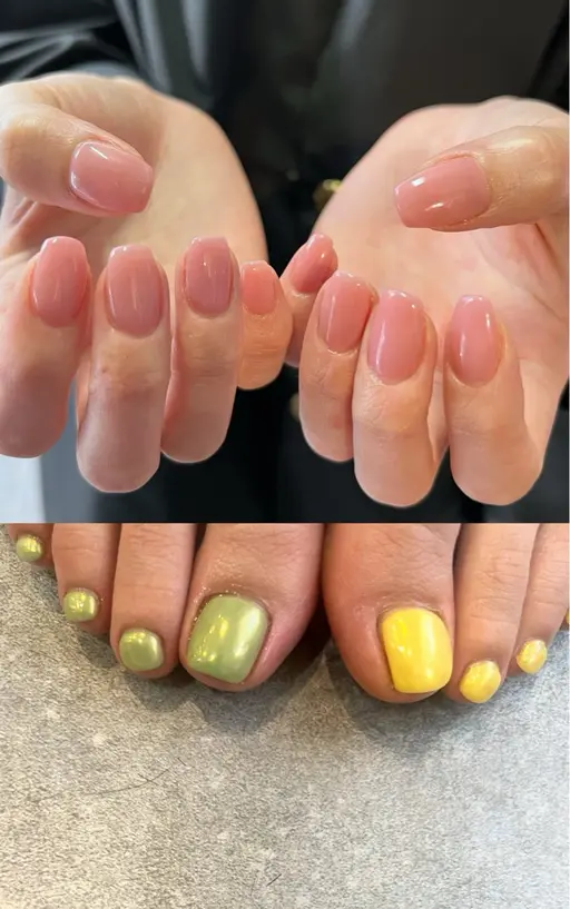 【フットキャンペーン🦶🌼💗ご新規様限定！！】ハンド➕フットワンカラー