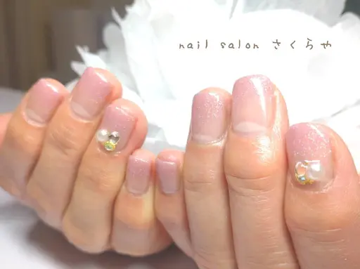 【12月8日限定価格】ビジューアート2本付シャンパングラデ(全15色)🍸【オフなし︎🌟パラジェル使用】