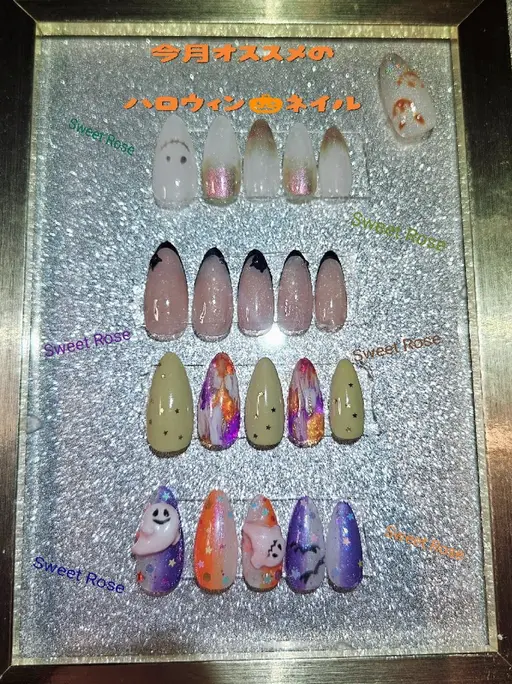 ハロウィン🎃ネイル(今月イケてるデザイン)