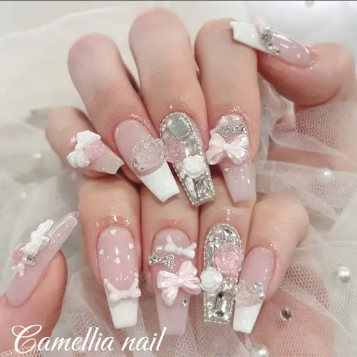 【モデル募集✨】チップ長さだし持ち込みデザイン（4-6本）