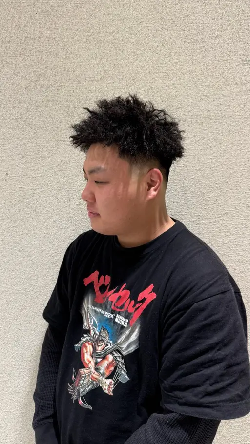 カット&針金パーマ