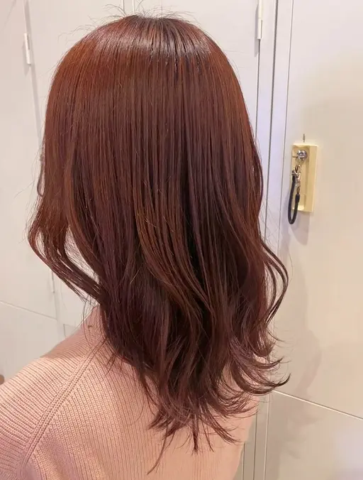 ブリーチなしの艶ワンカラー︎✨