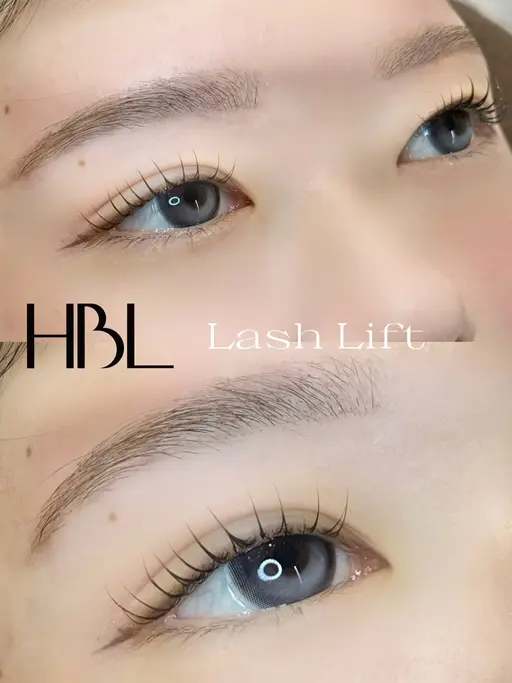 まつ毛パーマ+HBL(ハリウッドブロウリフト/眉毛Wax込み)