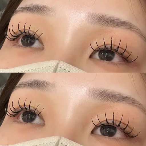 フラットラッシュ👀‪‪‪‪❤︎ ‬100本‪))‪‬コーティング付き🫶🏽