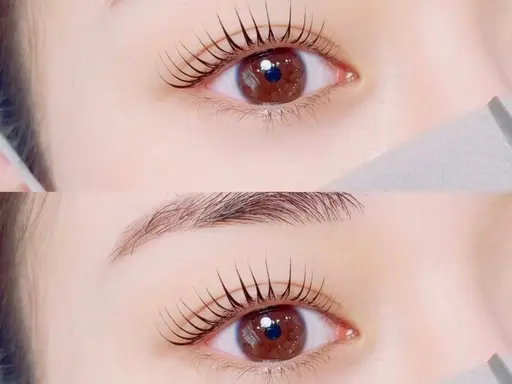 【逆まつげの方にも】パリジェンヌラッシュリフト上下👀