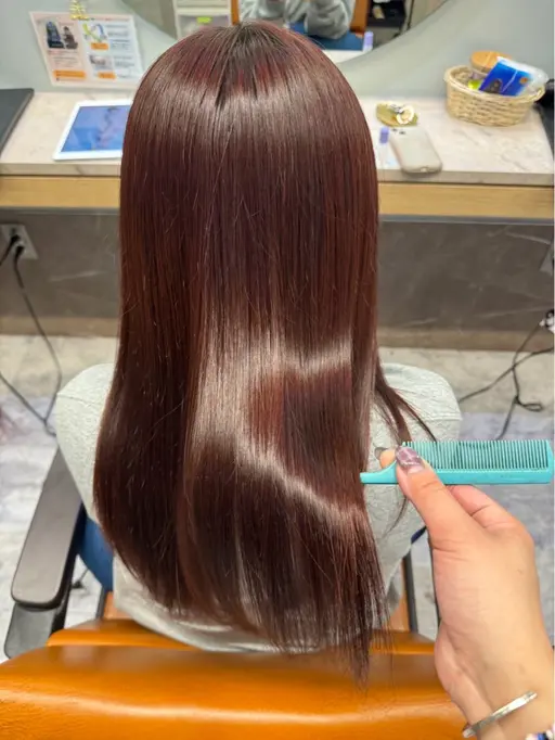 髪質改善カラー