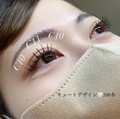 ⭐️マツエク120本まで⭐️[100本保証🧡］
