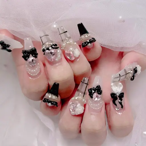 チップ長さだし10本＋持ち込みデザイン🩵当日限定価格！