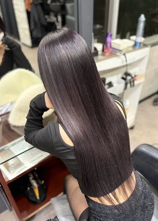 🌟プラチナシールエクステ40枚 47cm🌟 馴染ませカット🙆‍♀️