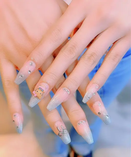 チップ長さだし➕🩵90分やり放題🩵持ち込み画像ok/韓国ネイル/ワンホンネイル