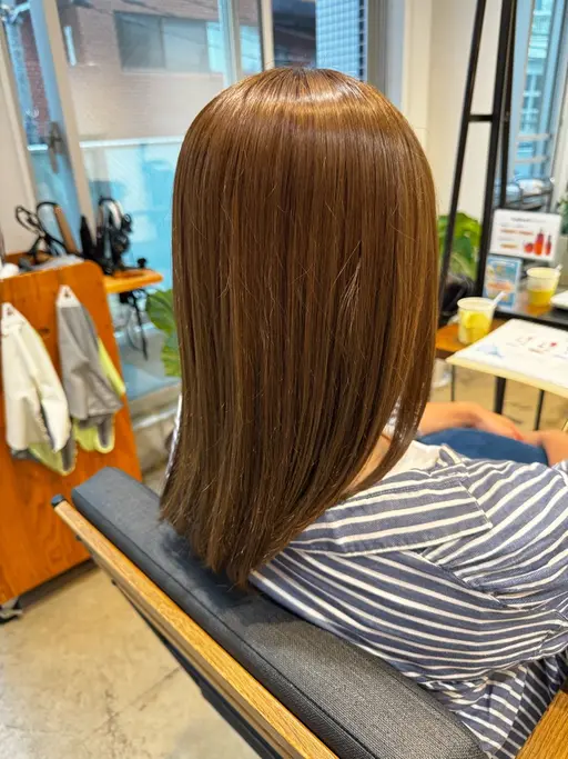 【ご来店初めての方限定🐈⬛🐾】透明感ベージュカラー➕Aujuaトリートメント付き🍀