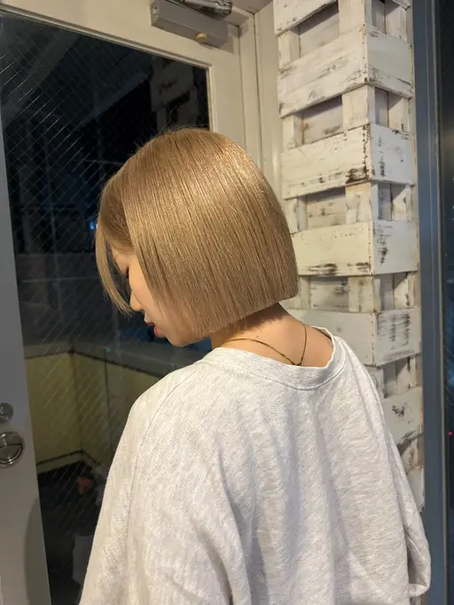 【cut】カット(切りっぱなしボブ)＋トリートメント
