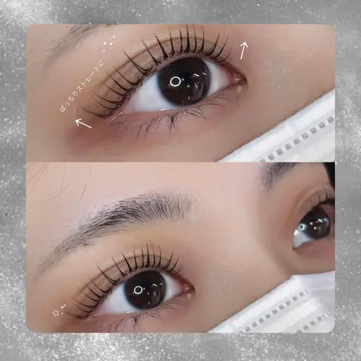【韓ドル風🇰🇷🩶】まつげパーマ♡コーティング仕上げ☆*。