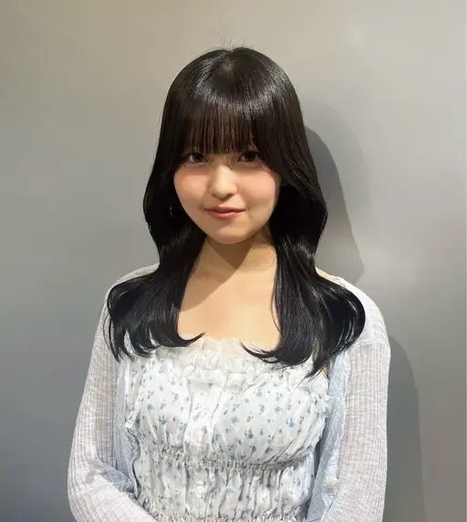 【人気No.1】韓国レイヤーカット➕カラー➕Aujua4step超音波アイロン《レイヤー・ハッシュカット・韓国ヘア・新宿