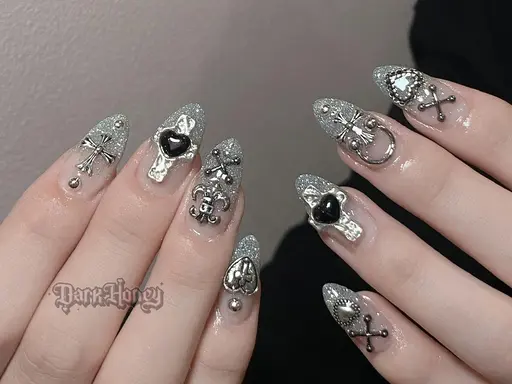 自爪シンプルアート10本やり放題🎀持ち込み可(ガーリー/ワンホン)