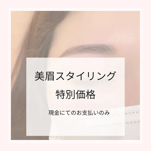 美眉スタイリング特別価格