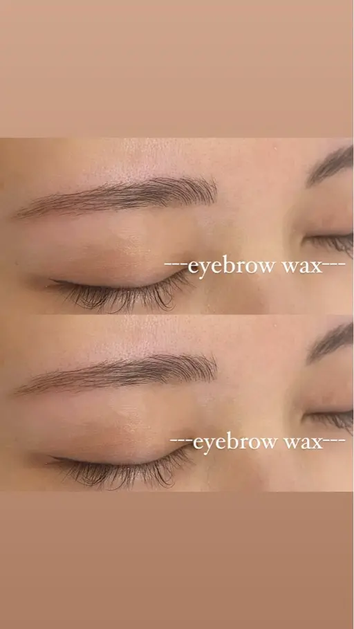 ☑︎眉毛wax -黄金比でアイブロウデザイン🌼✨¥4500