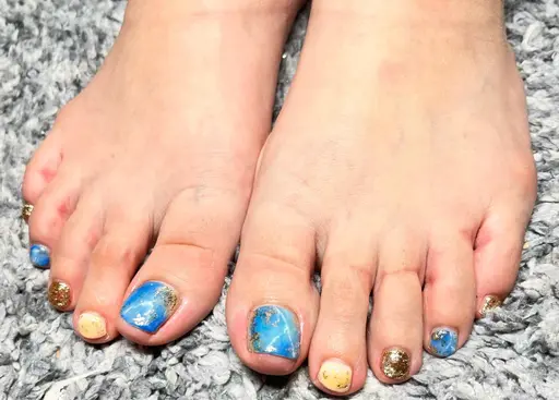 フットネイル（オフ無）フットバス付き！