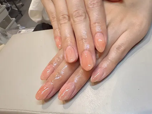 フィルイン対応⭕️自爪を傷つけないネイル🌷🫧【オフ込】ワンカラー🌷100色以上選べるネイル💅2色までOK🩷🩵