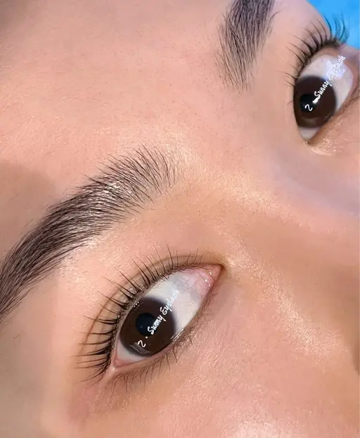 【SNS大人気!】韓国風上下まつ毛パーマン合わせカールデザイン¥7000美容液コーティング仕上