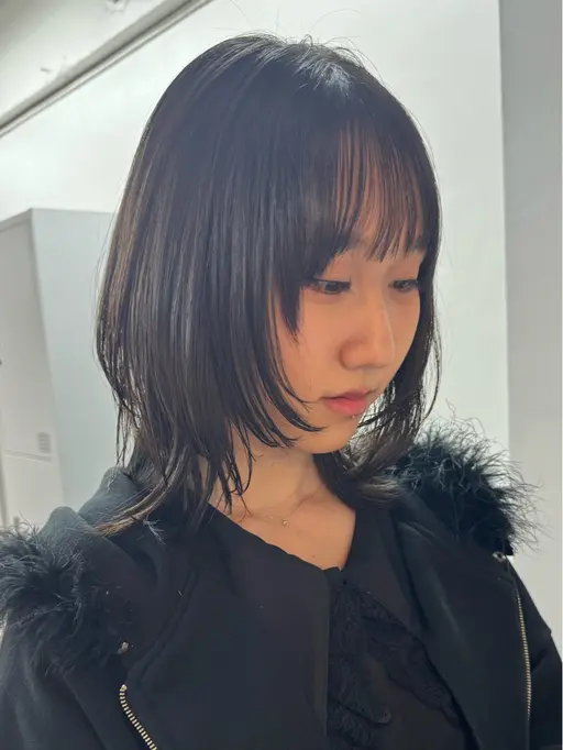 【18時~ミディアムロング限定】無料ハイレイヤーorウルフカットモデル✂️土曜日❌