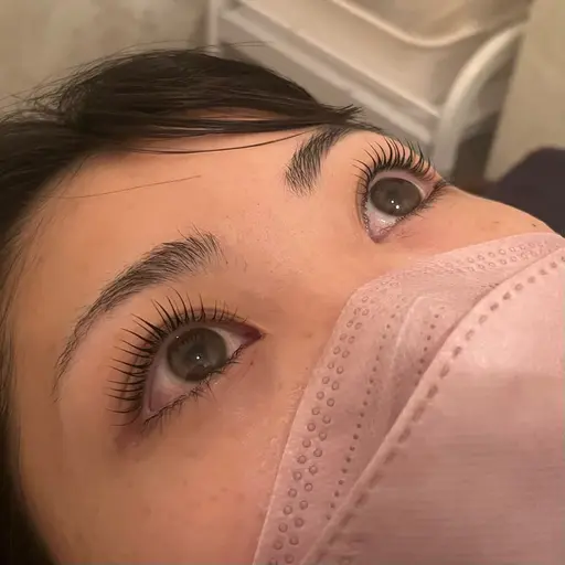 【🌟練習モデルメニュー🌟】上マツエク 下まつパでぱっちり目に👀✨️